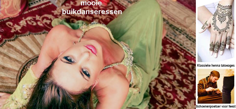 Buikdanseres met mooi kostuum