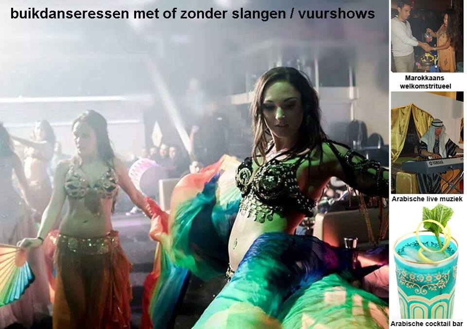 Bellydancers met zwaarden